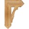 Ekena Millwork Balboa Arts & Crafts Rough Sawn Bracket, Western Red Cedar, 6"W x 18"D x 26"H BKT06X18X26BOA03RWR - alternate 3